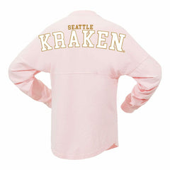 Seattle Kraken Fanatics Women's Spirit Jersey Long Sleeve T-Shirt - Pink | Fanatics Clearance