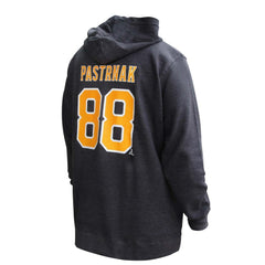 David Pastrnak Boston Bruins Profile Women's Plus Size Name & Number Thermal Pullover Hoodie - Black | NHL on sale