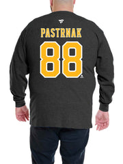 David Pastrnak Boston Bruins Profile Big & Tall Name & Number Thermal Pullover Sweatshirt - Black | NHL online