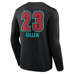 Zac Gallen Arizona Diamondbacks Name & Number Fastball Long Sleeve T-Shirt Outlet