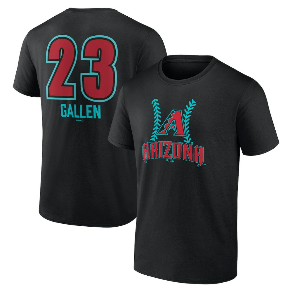 Zac Gallen Arizona Diamondbacks Name & Number Fastball T-Shirt Discount