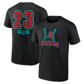 Zac Gallen Arizona Diamondbacks Name & Number Fastball T-Shirt Discount