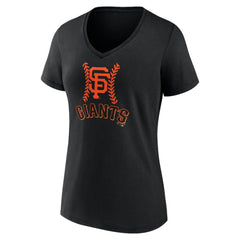 Patrick Bailey San Francisco Giants Women's Name & Number Fastball V-Neck T-Shirt Outlet