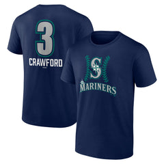 J.P. Crawford Seattle Mariners Name & Number Fastball T-Shirt Outlet