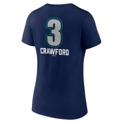 J.P. Crawford Seattle Mariners Women's Name & Number Fastball V-Neck T-Shirt for sale