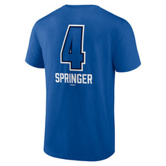 George Springer Toronto Blue Jays Name & Number Fastball T-Shirt Online
