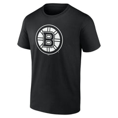 Boston Bruins Personalized Name & Number Monochrome T-Shirt - Black | NHL Lifestyle