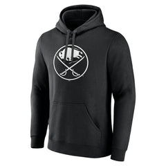 Buffalo Sabres Personalized Name & Number Monochrome Pullover Hoodie - Black | NHL near me