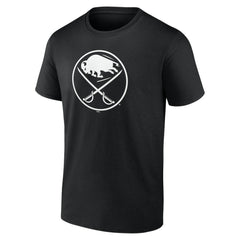Buffalo Sabres Personalized Name & Number Monochrome T-Shirt - Black | NHL Clearance
