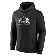 Colorado Avalanche Personalized Name & Number Monochrome Pullover Hoodie - Black | NHL on sale