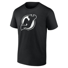 New Jersey Devils Personalized Name & Number Monochrome T-Shirt - Black | NHL Clearance