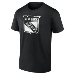 New York Rangers Personalized Name & Number Monochrome T-Shirt - Black | NHL Clearance