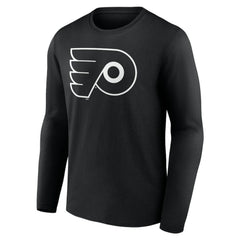Philadelphia Flyers Personalized Name & Number Monochrome Long Sleeve T-Shirt - Black | NHL near me
