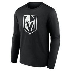 Vegas Golden Knights Personalized Name & Number Monochrome Long Sleeve T-Shirt - Black | NHL discount