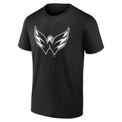 Washington Capitals Personalized Name & Number Monochrome T-Shirt - Black | NHL Lifestyle