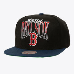 Boston Red Sox Mitchell & Ness Rise Up Snapback Hat Discount