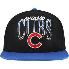 Chicago Cubs Mitchell & Ness Rise Up Snapback Hat Discount