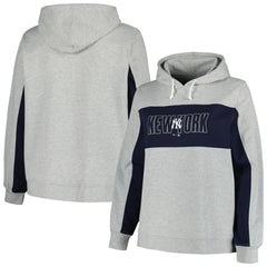 New York Yankees Profile Women's Plus Size Pullover Jersey Hoodie for sale