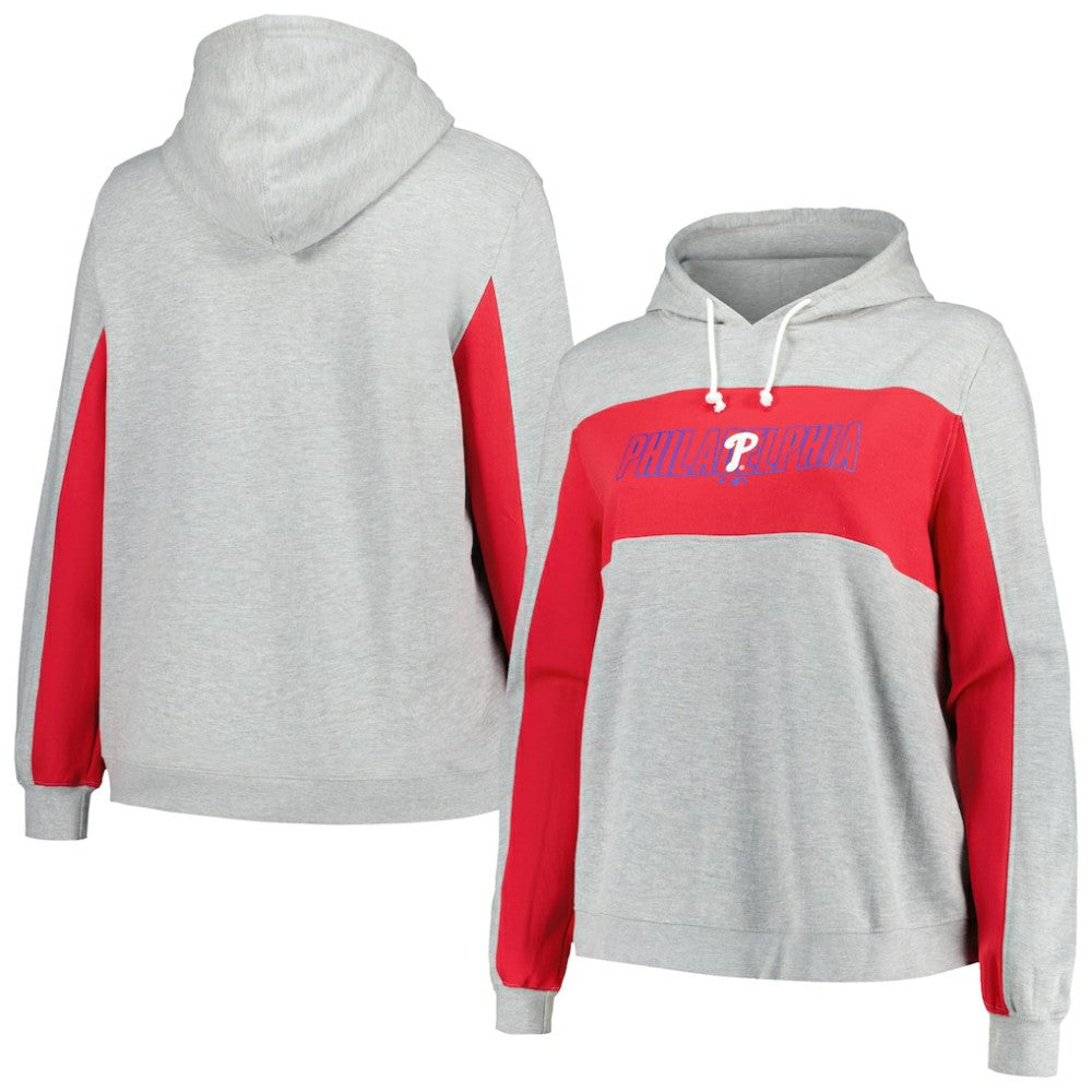 Philadelphia Phillies Profile Women's Plus Size Pullover Jersey Hoodie Discount