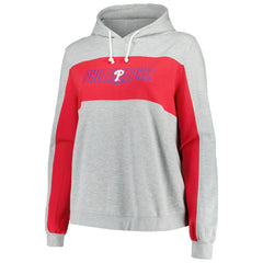 Philadelphia Phillies Profile Women's Plus Size Pullover Jersey Hoodie Discount