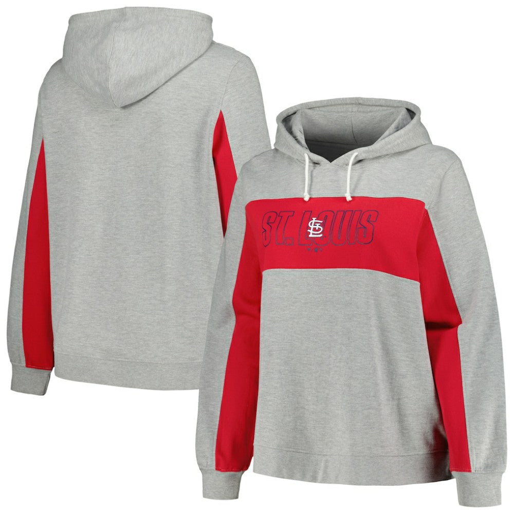 St. Louis Cardinals Profile Women's Plus Size Pullover Jersey Hoodie Near Me