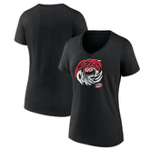 Carolina Hurricanes Women's Native V-Neck T-Shirt - Black | NHL Lifestyle