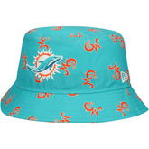 Miami Dolphins New Era City Originals Bucket Hat - Aqua - NFL