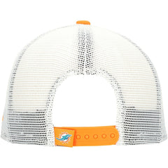 Miami Dolphins New Era Citrus 9FIFTY Trucker Snapback Hat - Orange - NFL