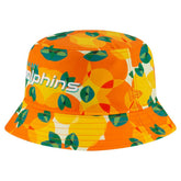 Miami Dolphins New Era Citrus Bucket Hat - Orange - NFL