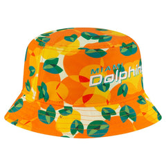 Miami Dolphins New Era Citrus Bucket Hat - Orange - NFL