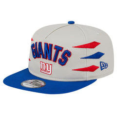 New York Giants New Era Athletic Golfer Snapback Hat - Stone/Royal - NFL