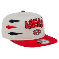 San Francisco 49ers New Era Athletic Golfer Snapback Hat - Stone/Scarlet - NFL