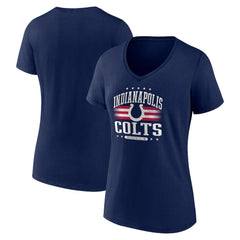 Indianapolis Colts Women's Americana Team V-Neck T-Shirt - Navy - NFL