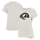 Los Angeles Rams '47 Women's Panthera Frankie T-Shirt - Cream - 47 brand