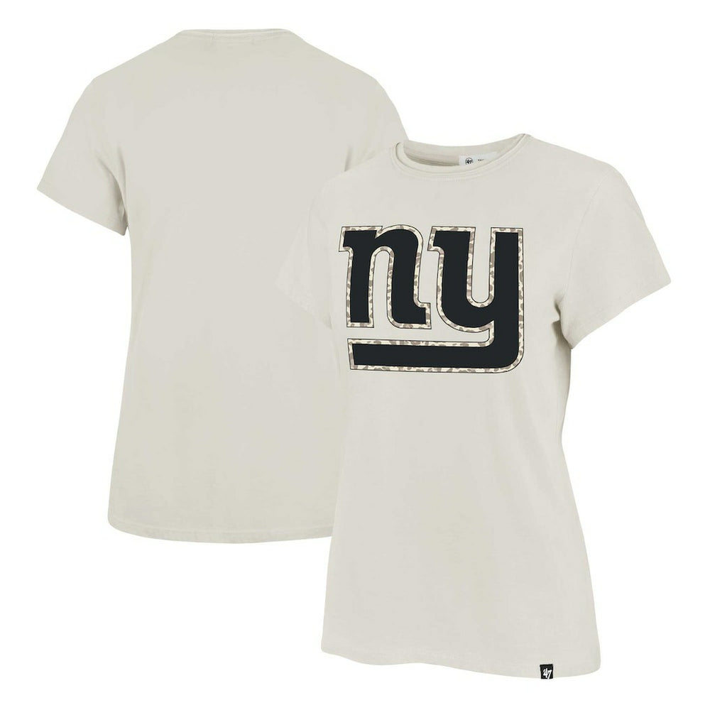 New York Giants '47 Women's Panthera Frankie T-Shirt - Cream - NFL