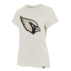 Arizona Cardinals '47 Women's Panthera Frankie T-Shirt - Cream - 47 brand