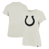 Indianapolis Colts '47 Women's Panthera Frankie T-Shirt - Cream - 47 brand