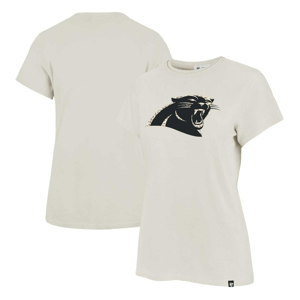 Carolina Panthers '47 Women's Panthera Frankie T-Shirt - Cream - 47 brand