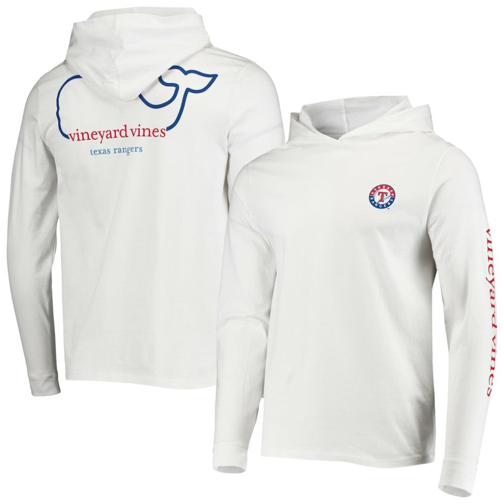 Texas Rangers Vineyard Vines Long Sleeve Hoodie T-Shirt Online
