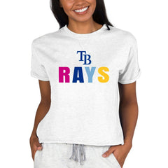 Tampa Bay Rays Concepts Sport Women's Mainstream Terry Sweatshirt Discount