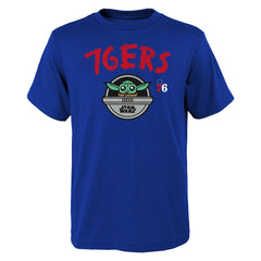 Philadelphia 76ers Youth Star Wars The Child T-Shirt Royal