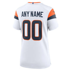 Denver Broncos Women's Mile High Collection Custom Game Jersey - White - Nike