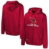 Arizona Cardinals Streak Fleece Pullover Hoodie - Cardinal - NFL