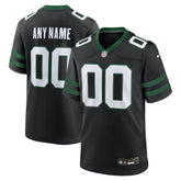 New York Jets Alternate Custom Game Jersey - Legacy Black - Nike