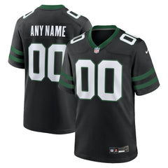 New York Jets Alternate Custom Game Jersey - Legacy Black - Nike