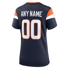 Denver Broncos Women's Alternate Mile High Collection Custom Game Jersey - Navy - Nike