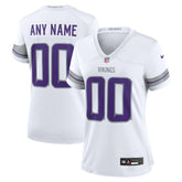 Minnesota Vikings Women's Alternate Custom Game Jersey - White - Nike