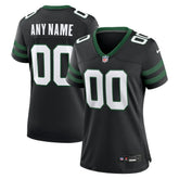 New York Jets Women's Alternate Custom Game Jersey - Legacy Black - Nike