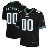 Philadelphia Eagles Youth Alternate Custom Game Jersey - Black - Nike