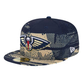 New Era New Orleans Pelicans Tip-Off 59FIFTY Fitted Hat Navy